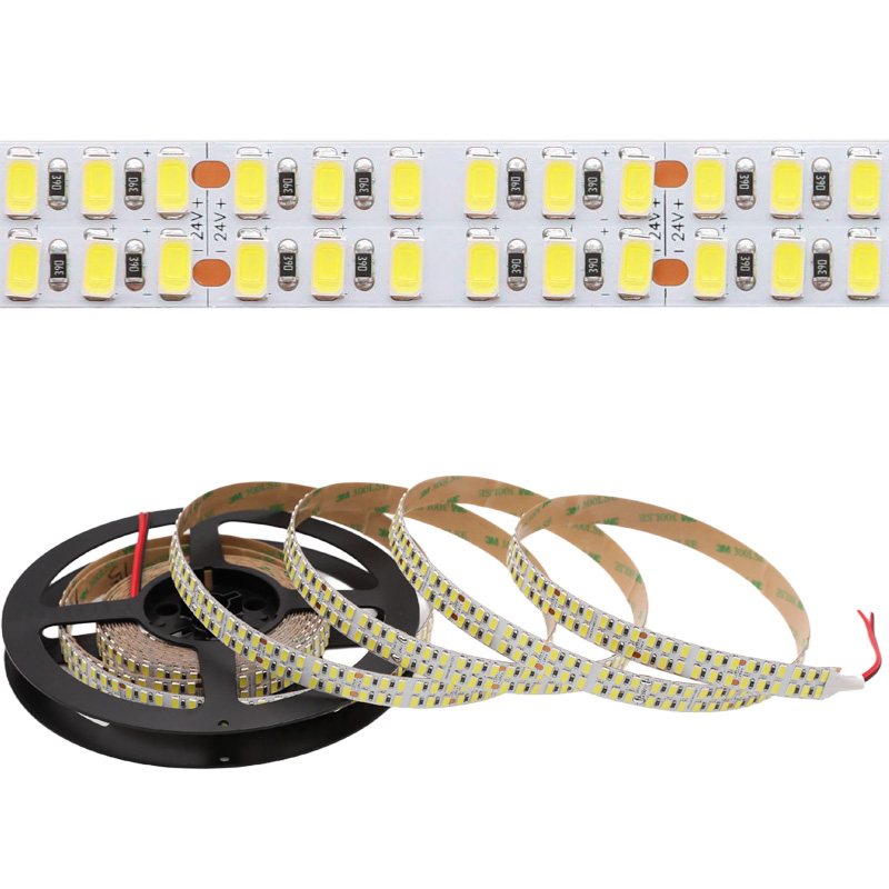 24V Dual Row 288D Brightest Double Density SMD 5630 LED Strip 24V Dual Row 288D Brightest Double Density SMD 5630 LED Strip